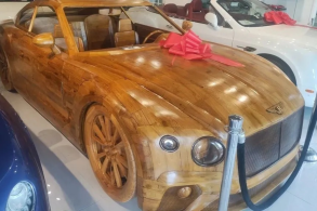 Wooden Bentley Continental GT