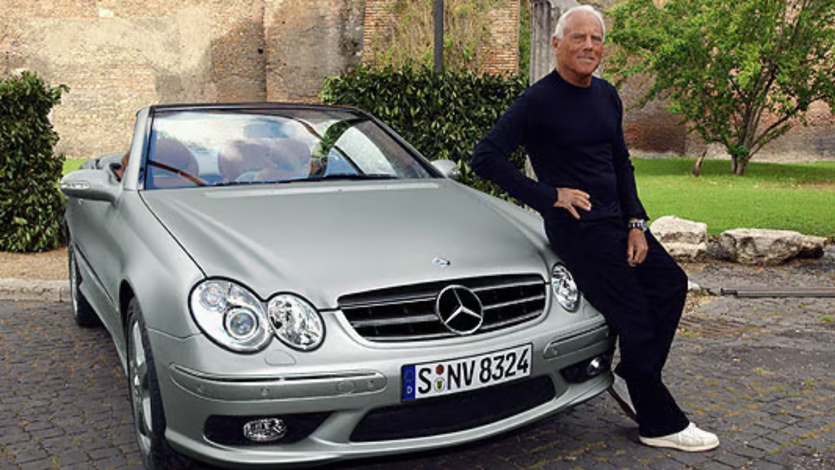 Giorgio Armani: ícone da moda também deixou sua marca no mundo automotivo