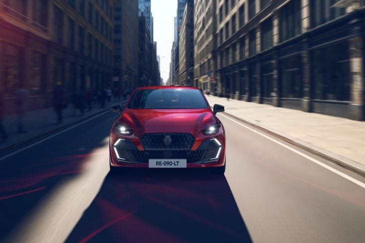 Novo Renault Clio visão frontal