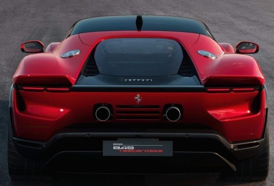 FERRARI 849 TESTAROSSA 2026 VERMELHA TRASEIRA