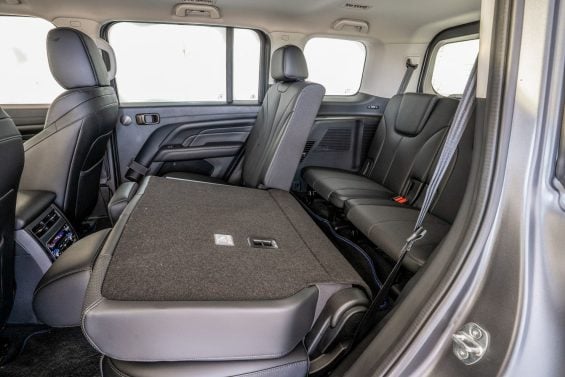 GWM Haval H9 2026 interior banco traseiro rebatido
