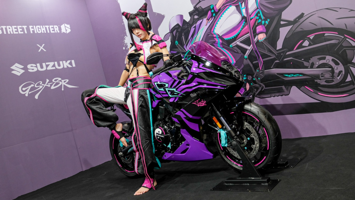 Suzuki GSX-8R Tuned by Juri: a ‘moto do Street Fighter’ no Tokyo Game Show 2025