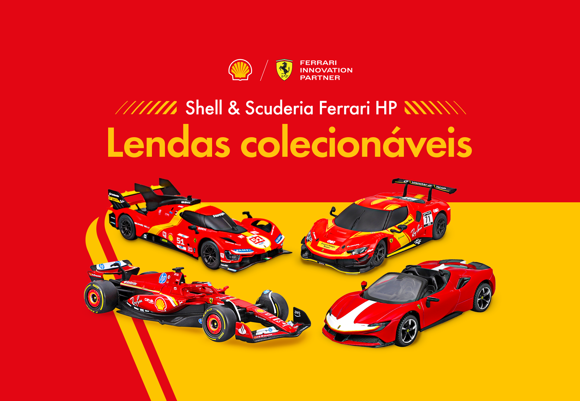 Shell inicia nova campanha de miniaturas da Ferrari