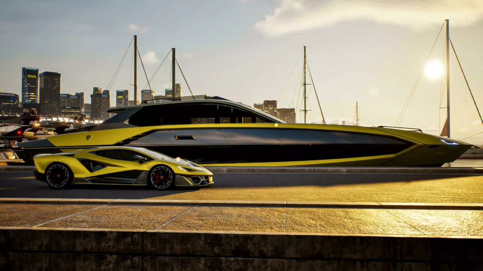 Lamborghini apresenta o super iate em Monaco