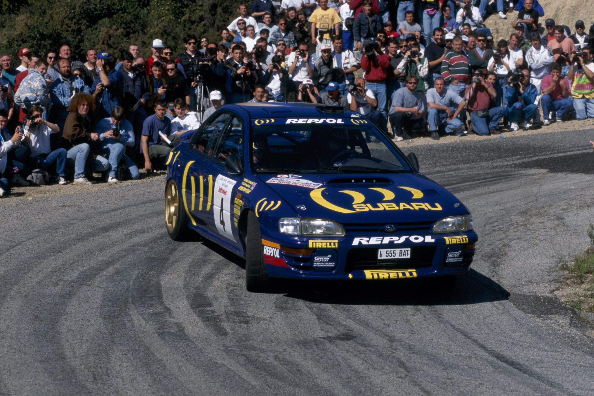 SUBARU IMPREZA 555 MCRAE POWER SLIDE