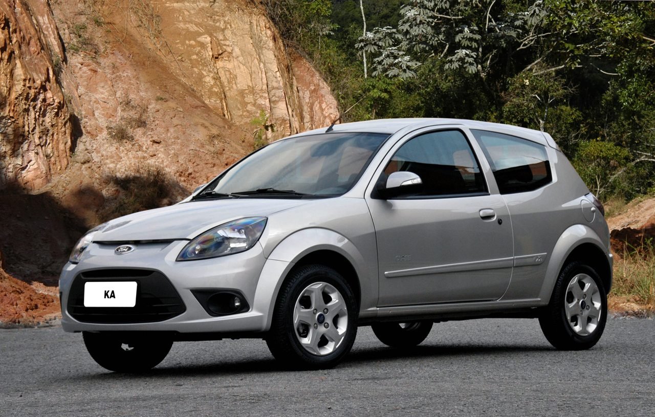 FORD KA 2012 PRATA FRENTE LATERAL
