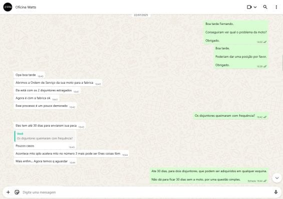 Caso Watts W160S de Marcelo Nunes que parou do nada