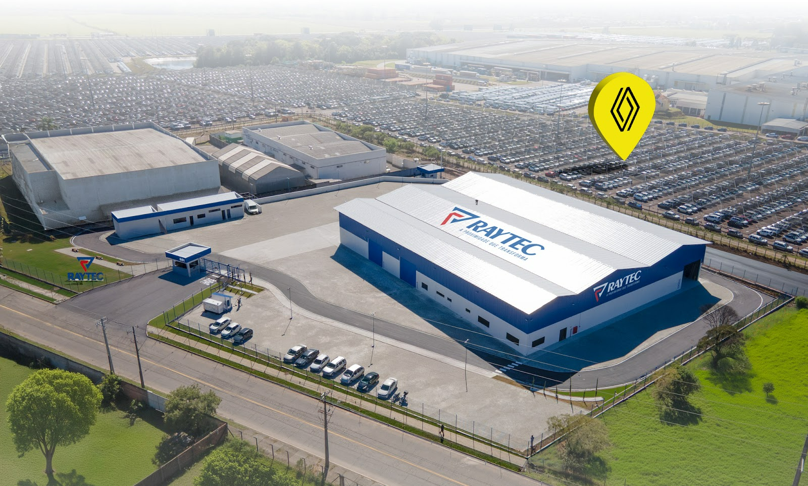 Raytec inaugura quinta fábrica no Brasil, bem ao lado da Renault