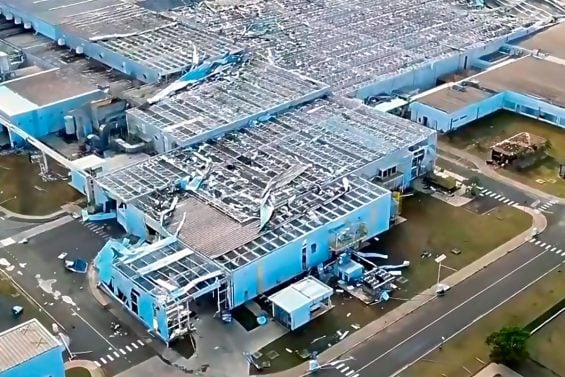 Destruição da fábrica da Toyota em Porto Feliz (SP) Destruição da fábrica da Toyota em Porto Feliz (SP)