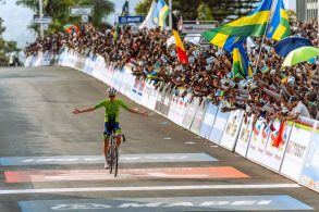 pogacar mundial de ciclismo de estrada credito @Kigali 2025