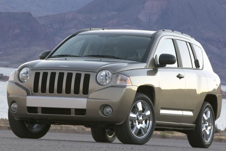 JEEP COMPASS 2007 VERDE FRENTE E LATERAL