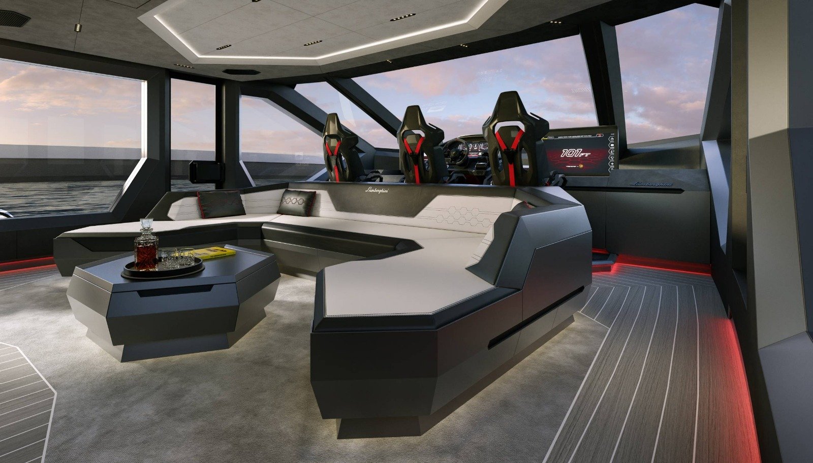 Tecnomar para Lamborghini 101FT interior 2
