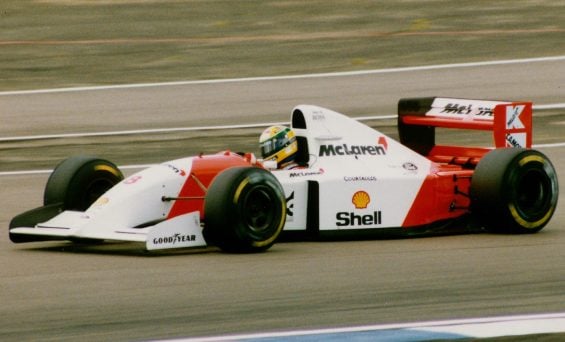 Senna's McLaren MP4 8