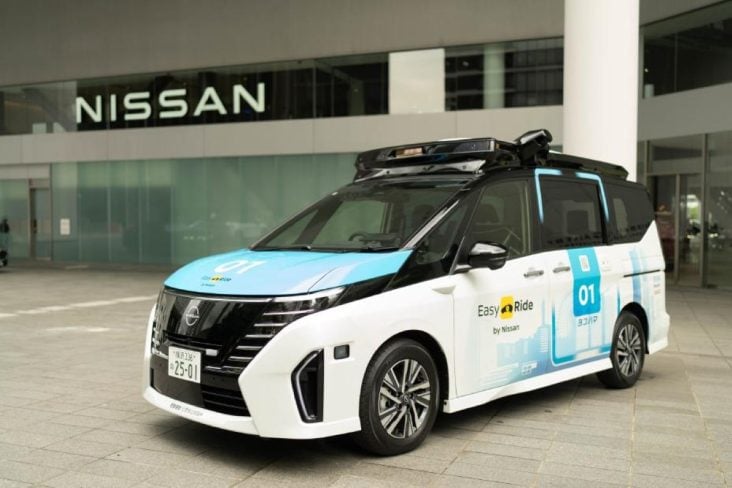 Nissan projeto piloto de vans autonomas