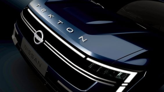 All new Nissan Tekton badge
