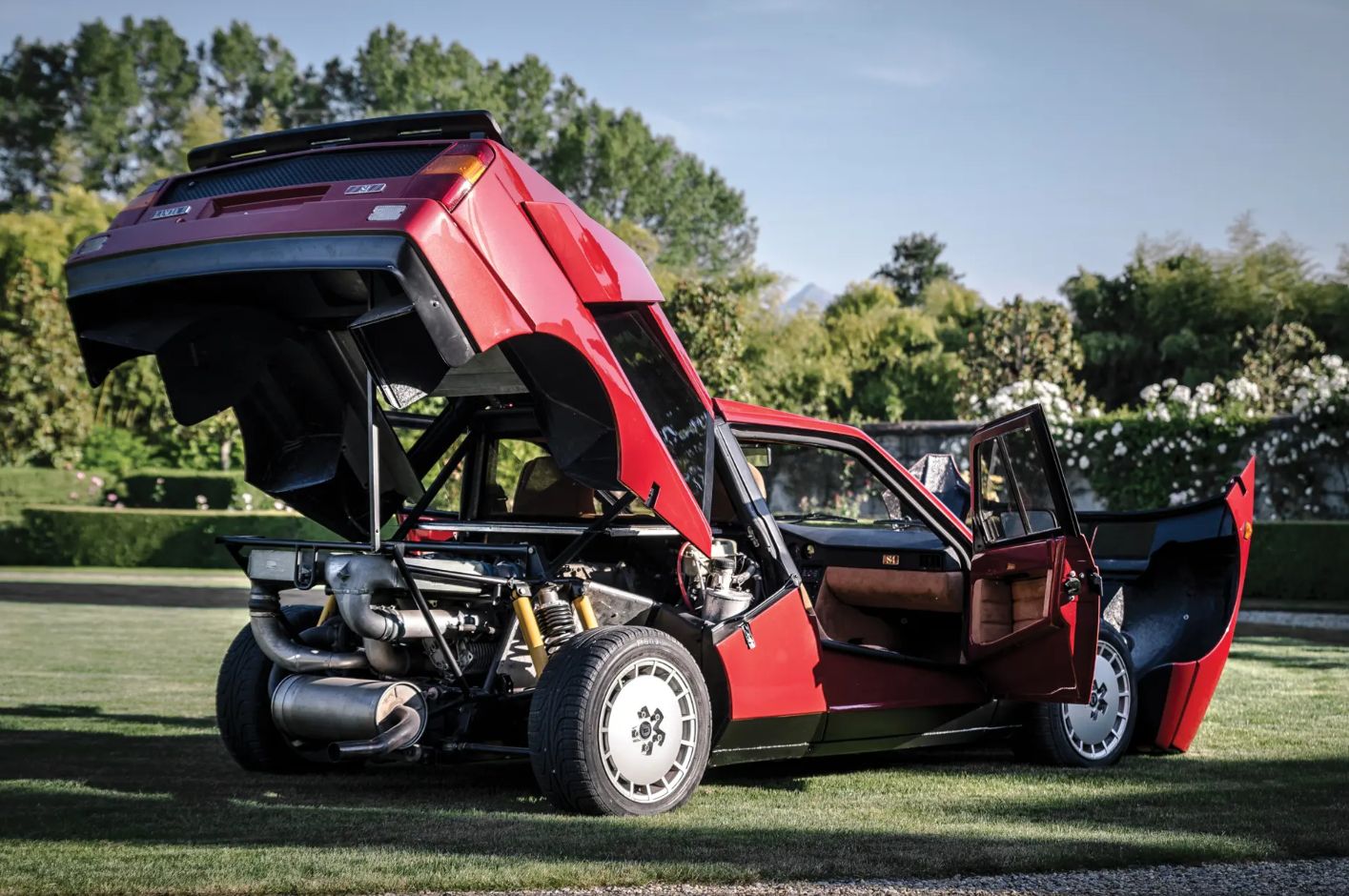 LANCIA DELTA S4 STRADALE 1985 VERMELHO TODO ABERTO