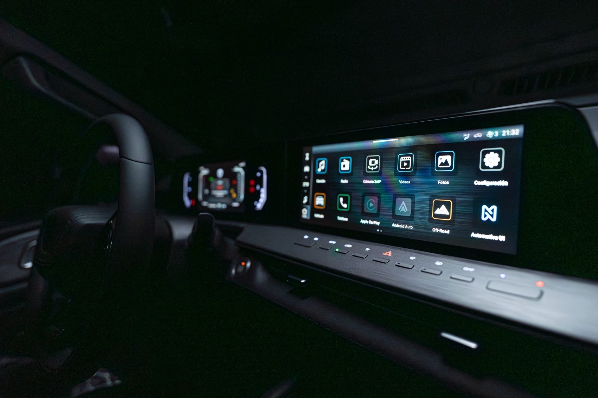 Ram Dakota interior central multimídia
