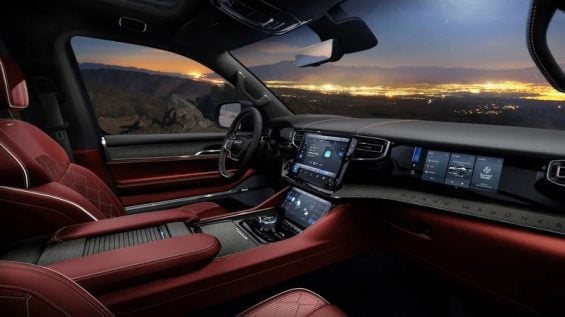 Jeep Grand Wagoneer 2026 passa por atualizações (interior)
