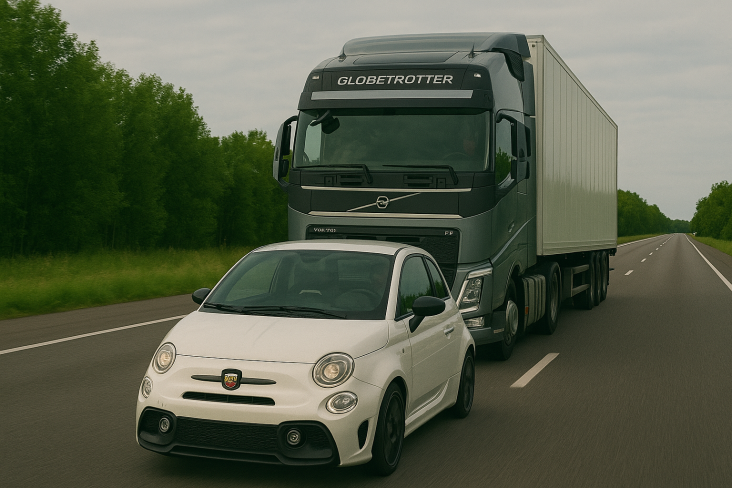 500 ABARTH E UM VOLVO