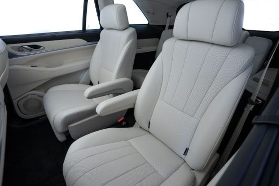 GWM Wey 07 interior marfim bancos traseiros