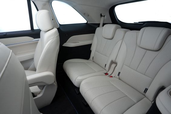 GWM Wey 07 interior marfim terceira fileira