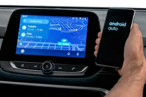 Painel com android auto chevrolet