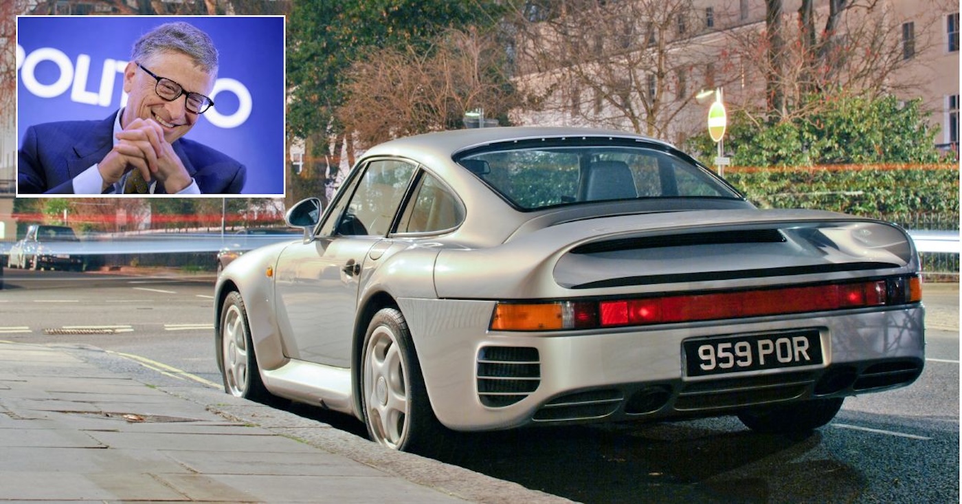Bill Gates mudou lei nos EUA para liberar Porsche retido na alfândega por 13 anos