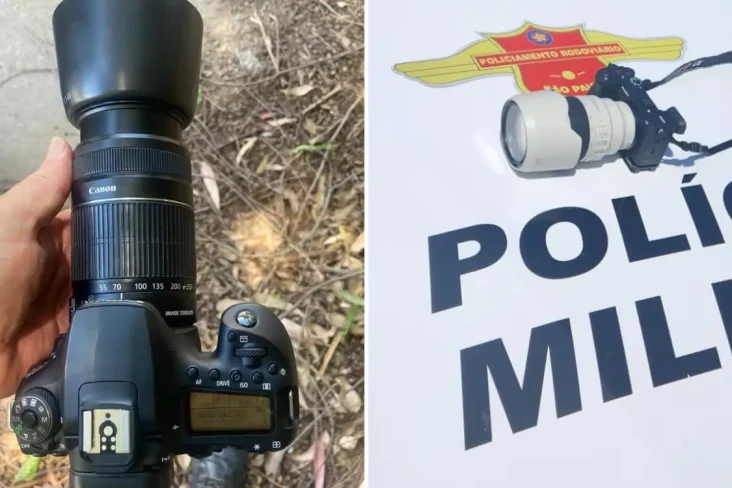 Cameras confiscadas pela policia rodoviaria