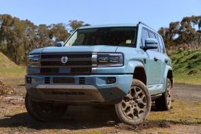 denza b5 azul frente parado