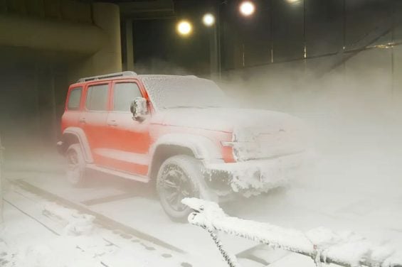 GWM Tank 300 em testes para a missão na antartida