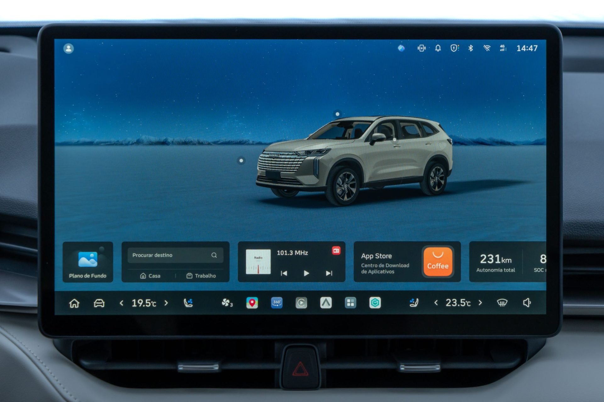 GWM Haval H6 PHEV 35 interior central multimídia