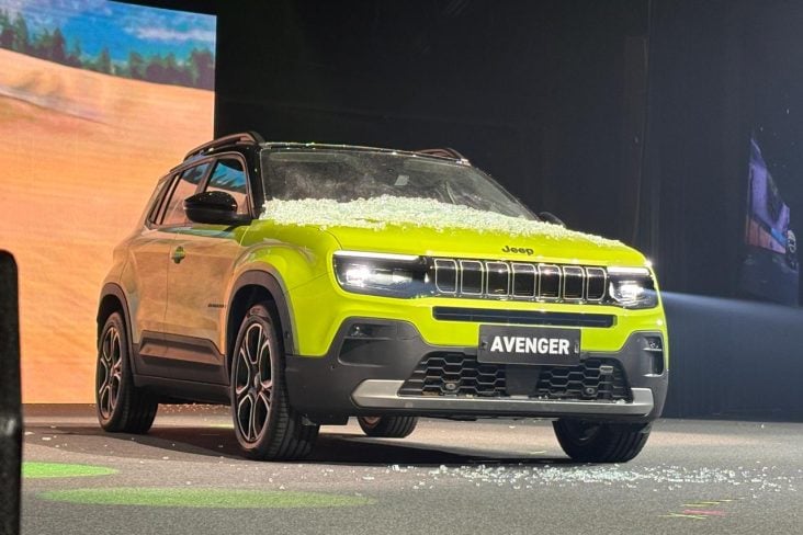 Jeep Avenger nacional salão do automóvel frente jabulas