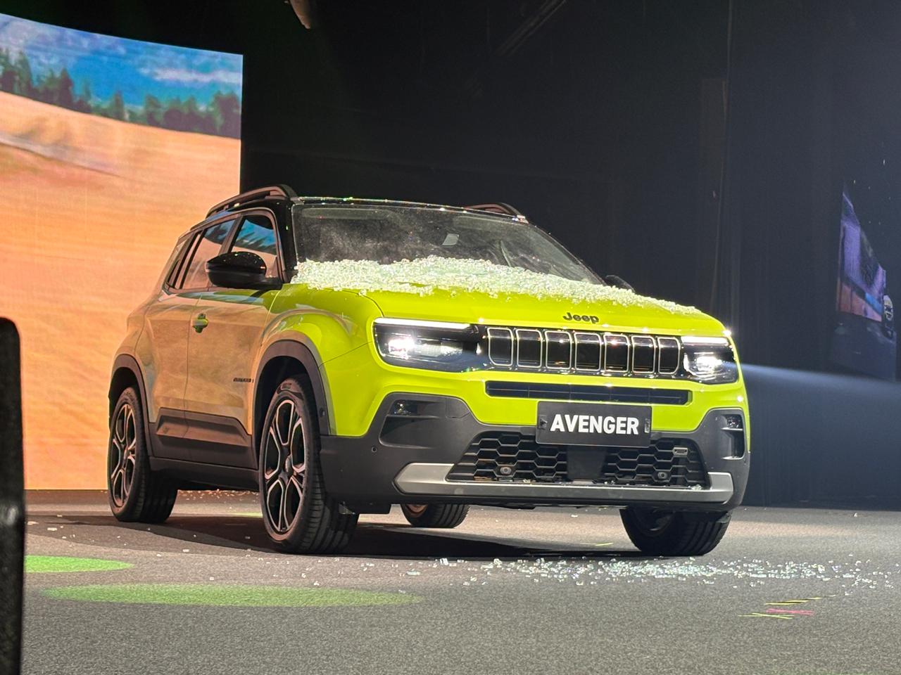 Jeep Avenger nacional salão do automóvel frente jabulas