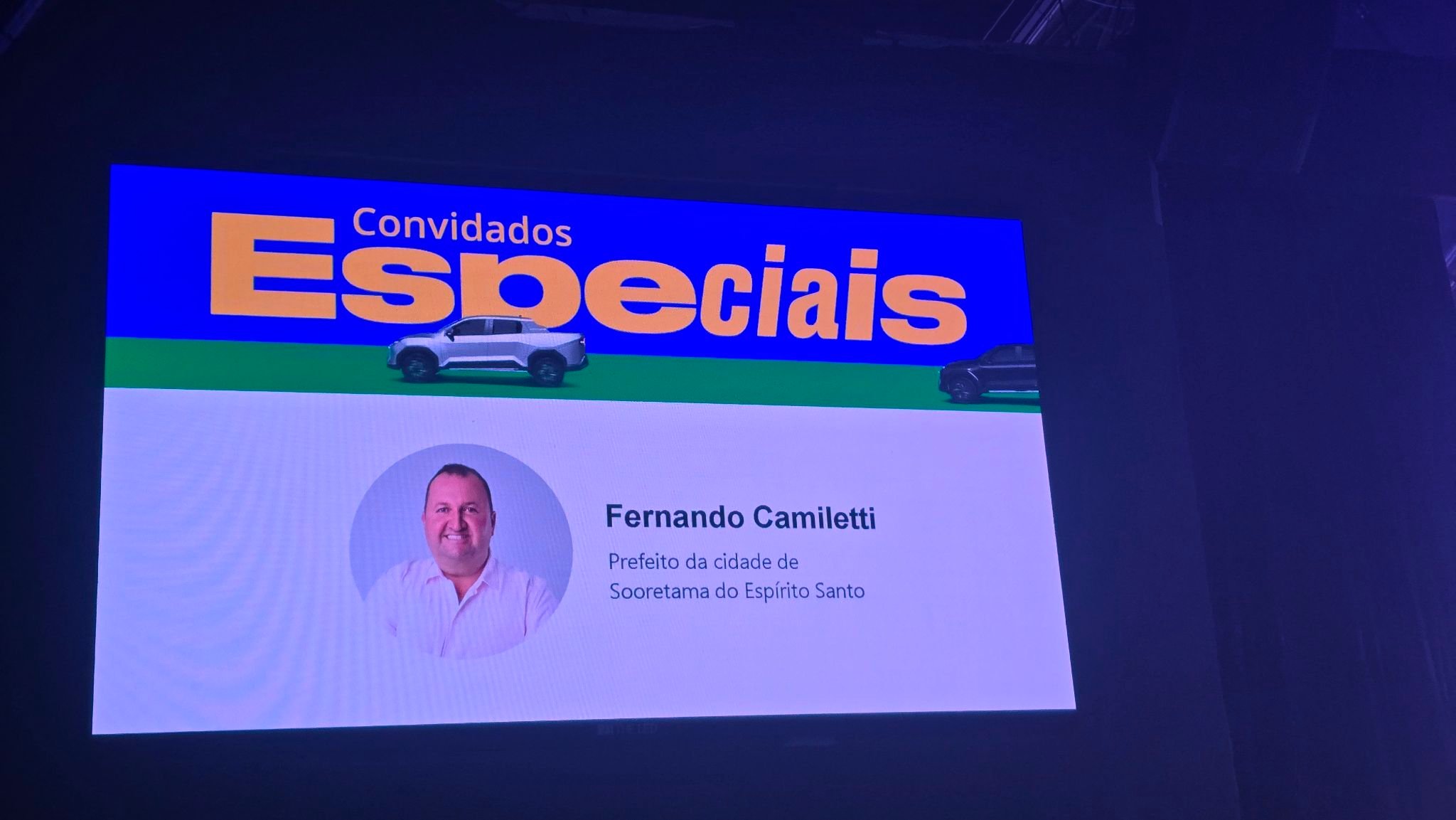 Salão do Automóvel Lecar slide prefeito sooretama Salão do Automóvel Lecar slide prefeito sooretama