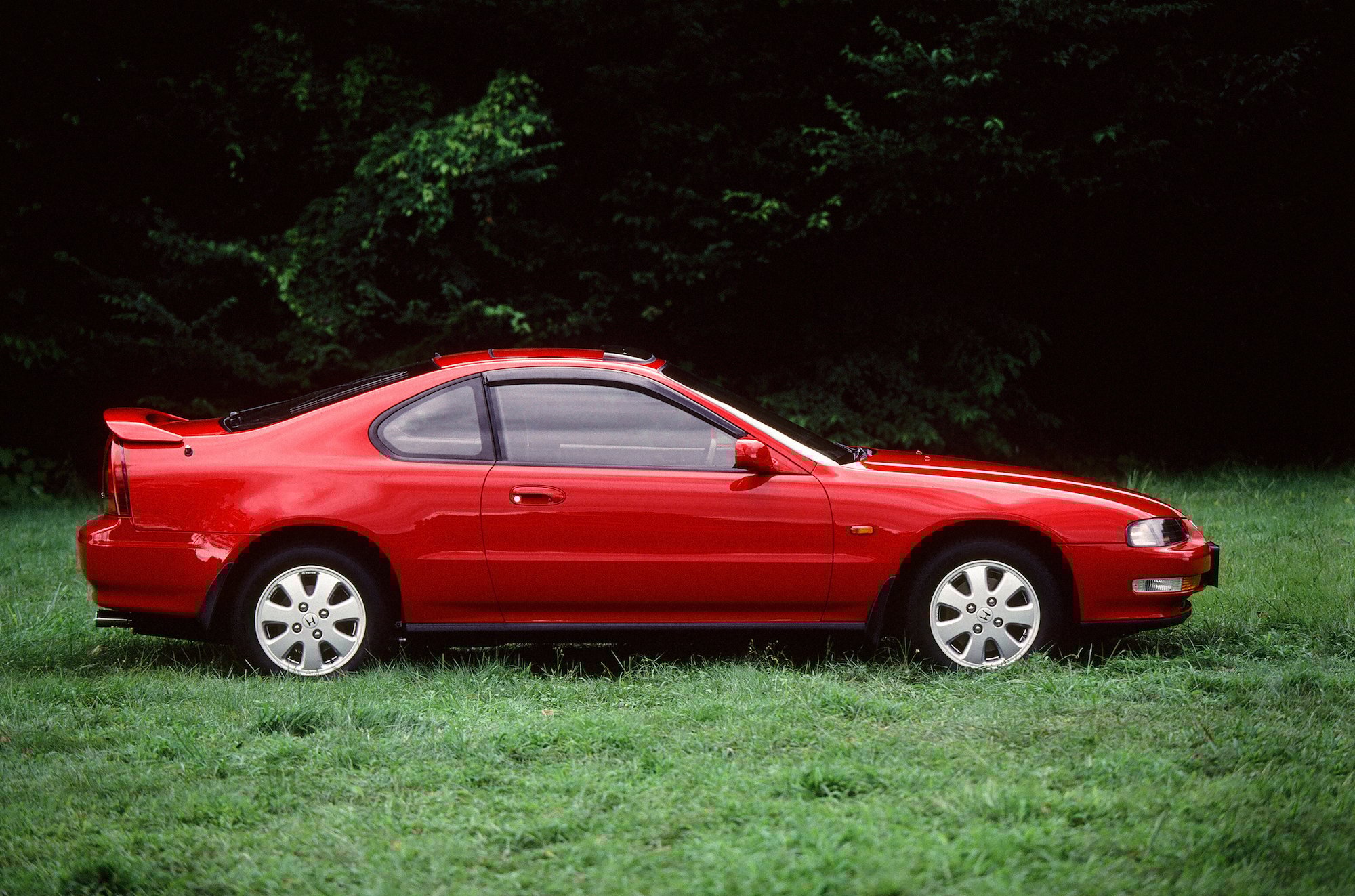 HONDA PRELUDE 1992 VERMELHO PERFIL LATERAL