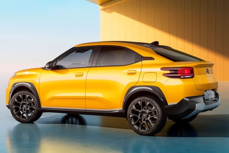 citroen basalt vision conceito amarelo lateral traseira