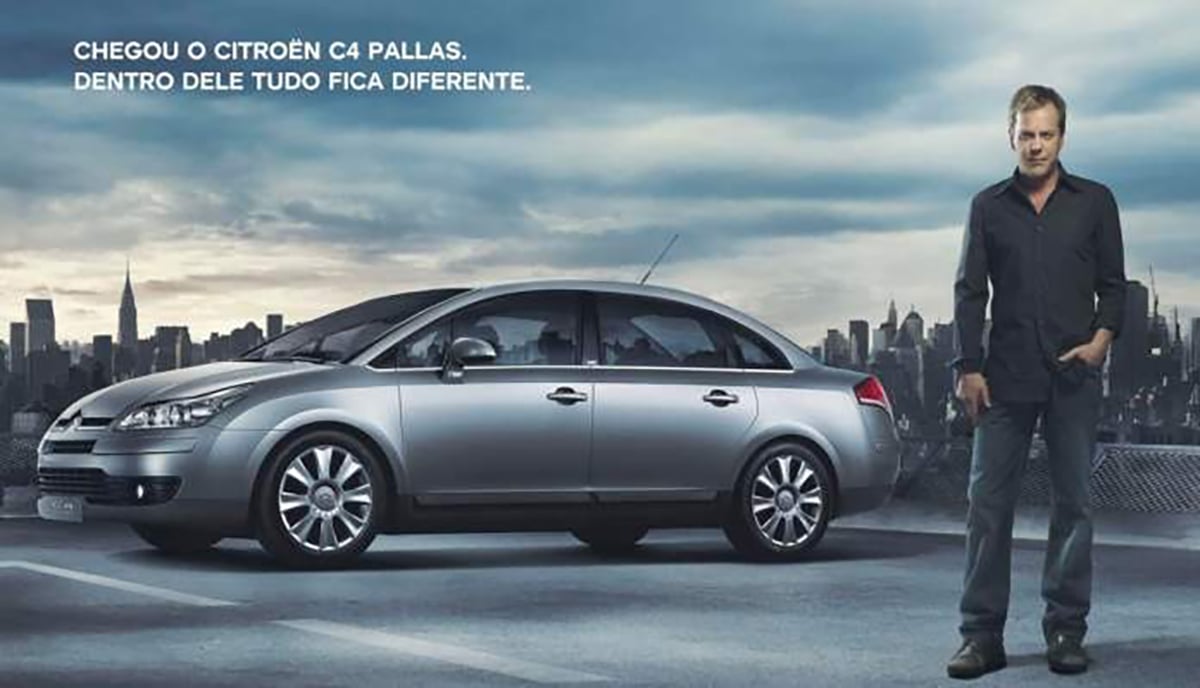 Propaganda Citroën C4 Pallas Kiefer Sutherland