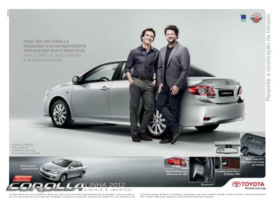 Propaganta Toyota Corolla 2012 Wagner Moura e Selton Mello 2