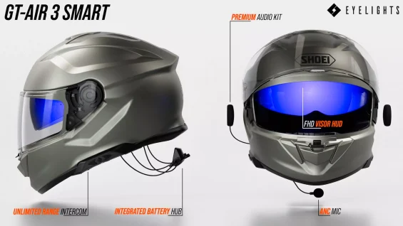 Shoei x Eyelight GT Air 3 Smart 6