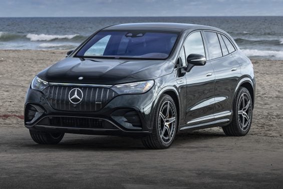 Mercedes AMG EQE 53 SUV Press Test Drive, California 2023