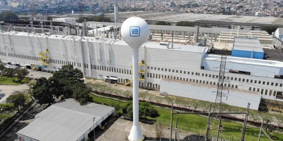 Fábrica da GM em São Caetano do Sul Linha de montagem da GM em São Caetano do Sul