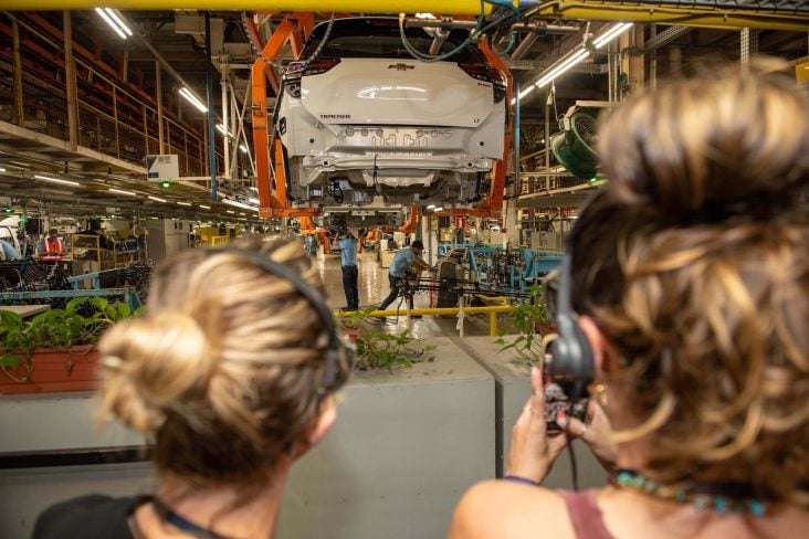 GM abre a fabrica de Sao Caetano do Sul para visitas guiadas pela linha de producao FGD 8390