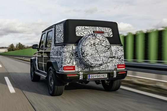 Die legendäre G Klasse Familie wächst: Anspruchsvolle Testprogramme beginnen The legendary G Class family is growing: Tough testing programs begin