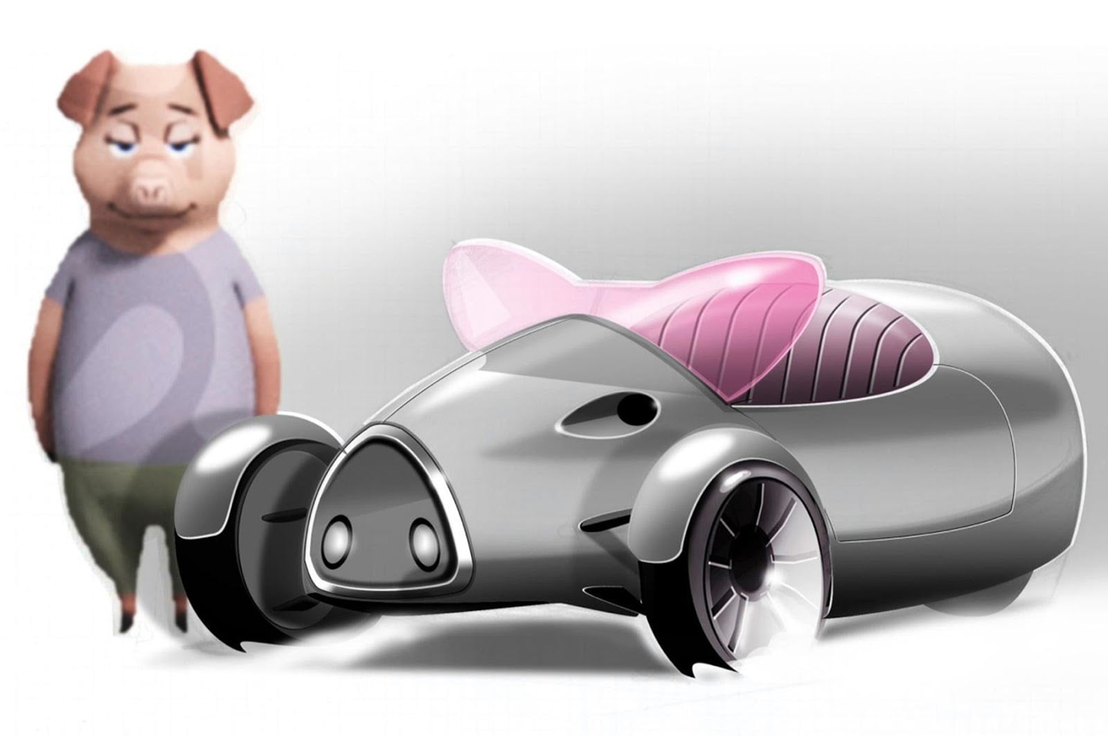 Zootopia carro porco