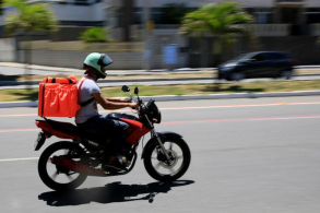 Moto entregador