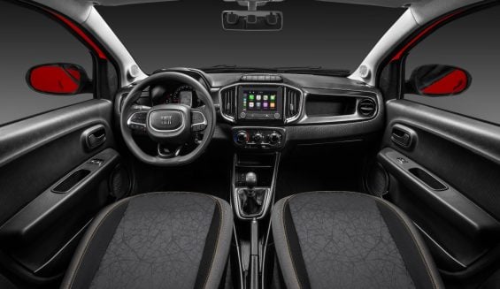 fiat mobi trekking 2026 interior painel