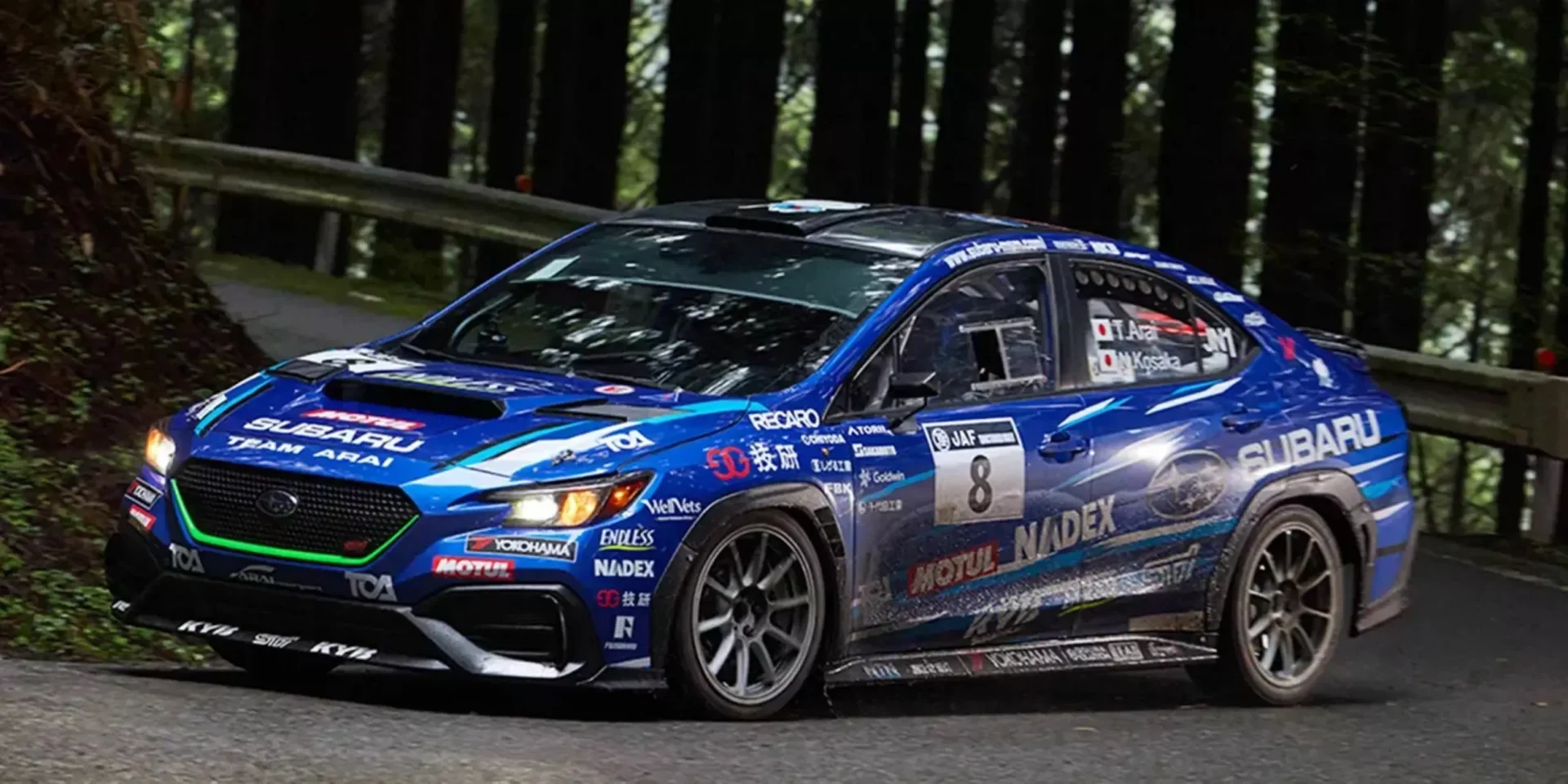 Subaru WRX VBH carro de rali japones