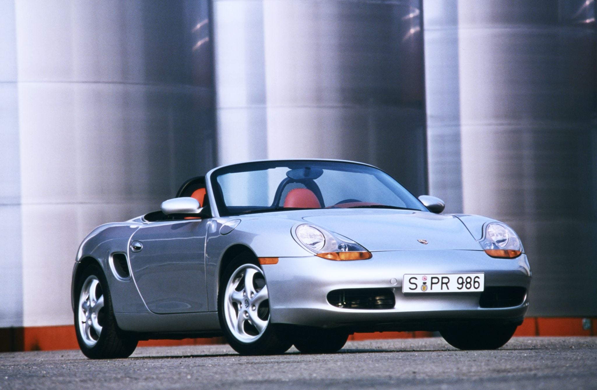 porsche boxster 1996 prata frente porsche boxster 1996 prata frente