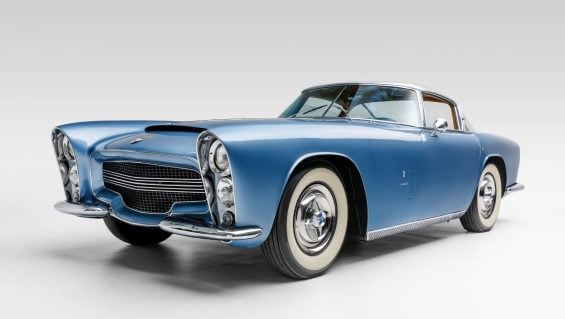 Museu Petersen Dodge Storm Z 250 Bertone azul frente