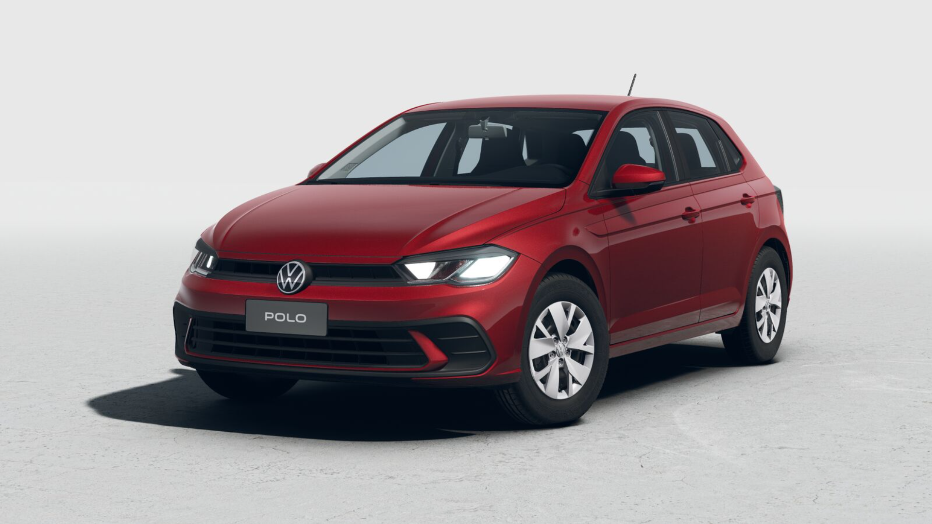Volkswagen Polo Sense 2026 vermelho frente